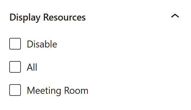 Displaying information about the Resources assigned to the appointment in the upcoming appointments module block editor..