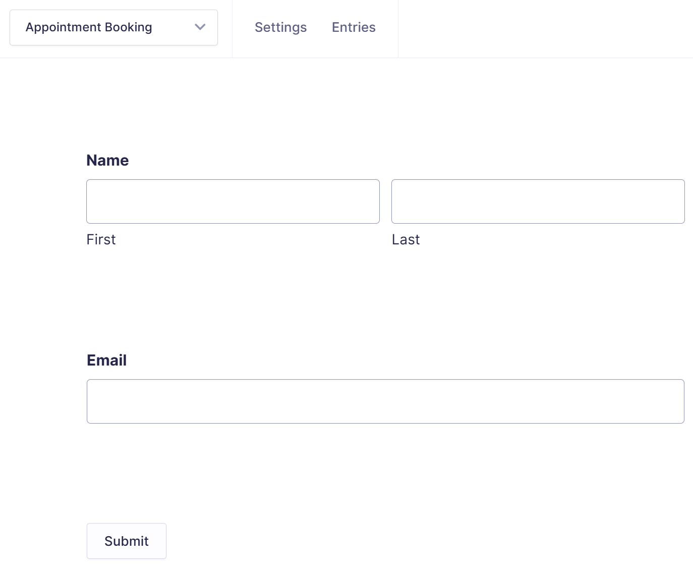 Gravity Forms Appointment Field - Simply Schedule Appointments