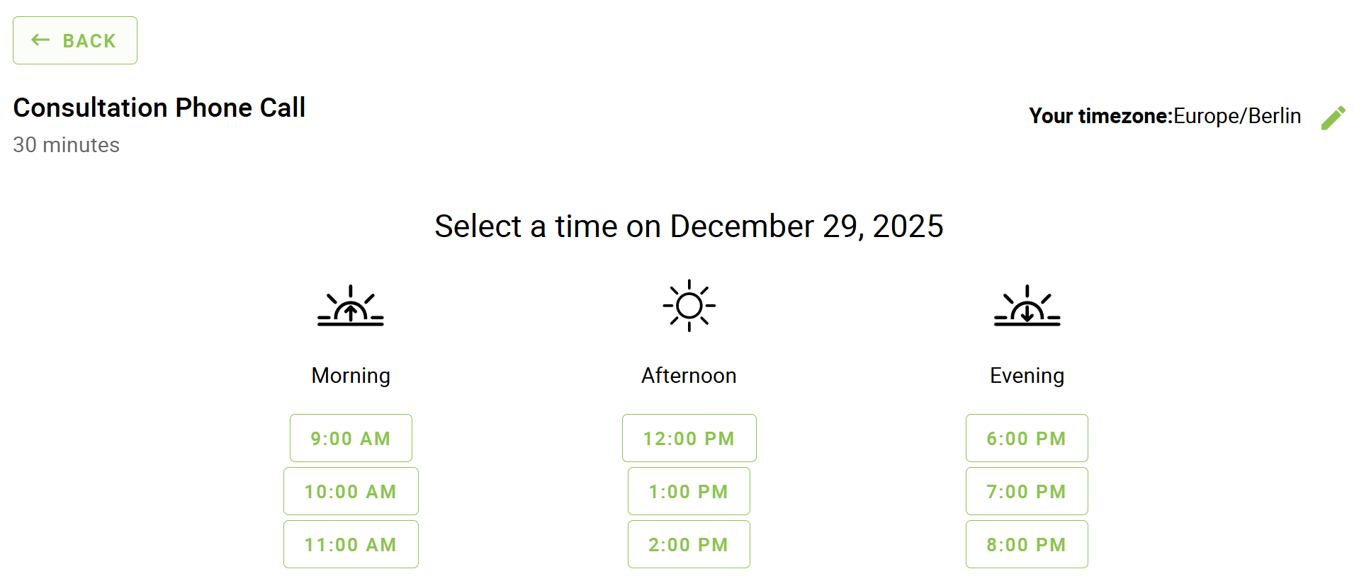 Unique Weekly or Monthly Availability - Simply Schedule Appointments