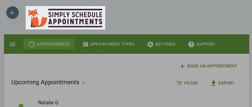 The SSA Logo highlighted at the top of the SSA admin page