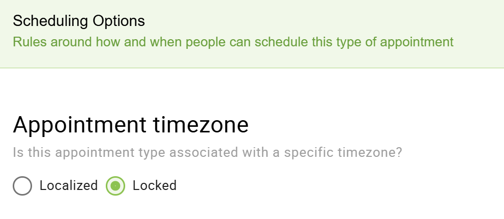 Set the timezone to "Locked" under the Scheduling Options in SSA.