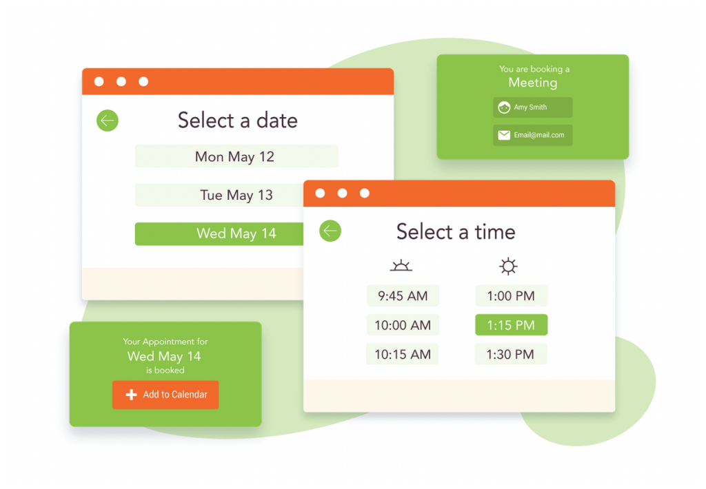 The Simply Schedule Appointments home page.