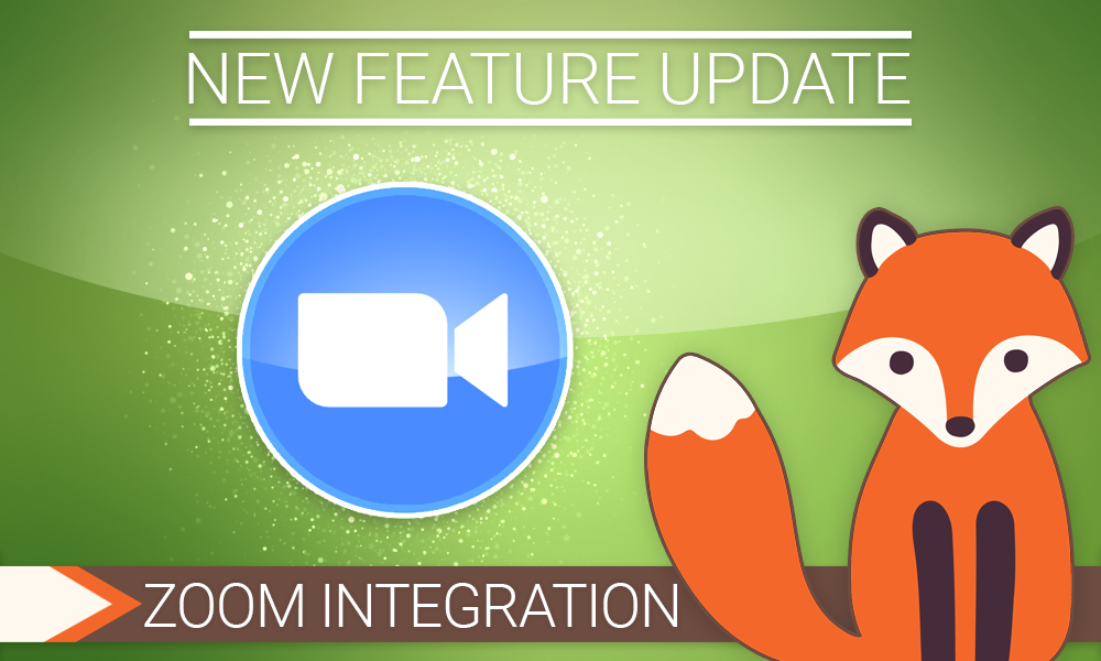 Zoom web meetings: new integration helps add video chat links for bookings, new feature update, zoom integration