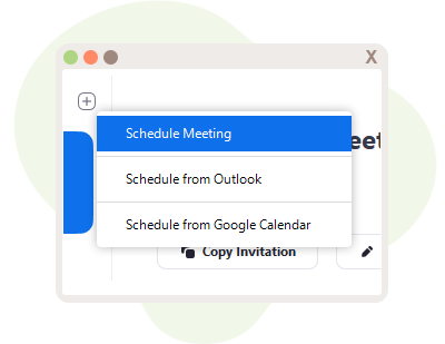 Different Meeting Options