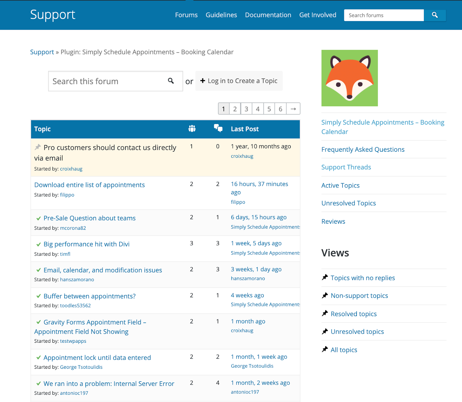 WordPress Repository Support Page – Plugins for Web Design Businesses