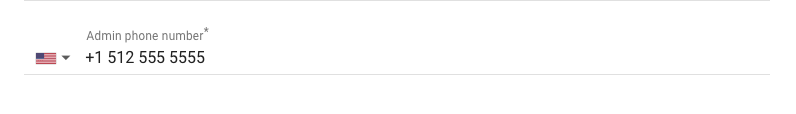 Admin phone number field in General Settings