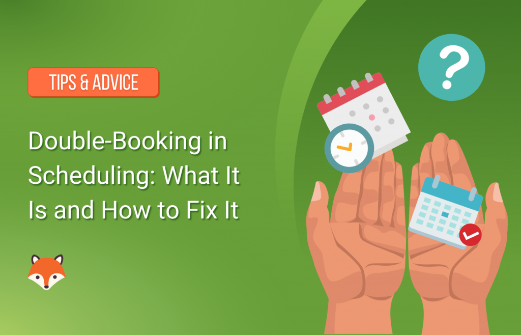 The featured image for the Double Booking in scheduling post