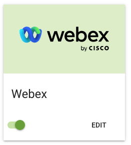 Enable webex