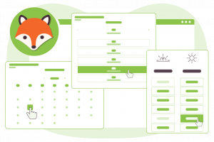 Visual representation of a booking calendar creation in Simply Schedule Appointments