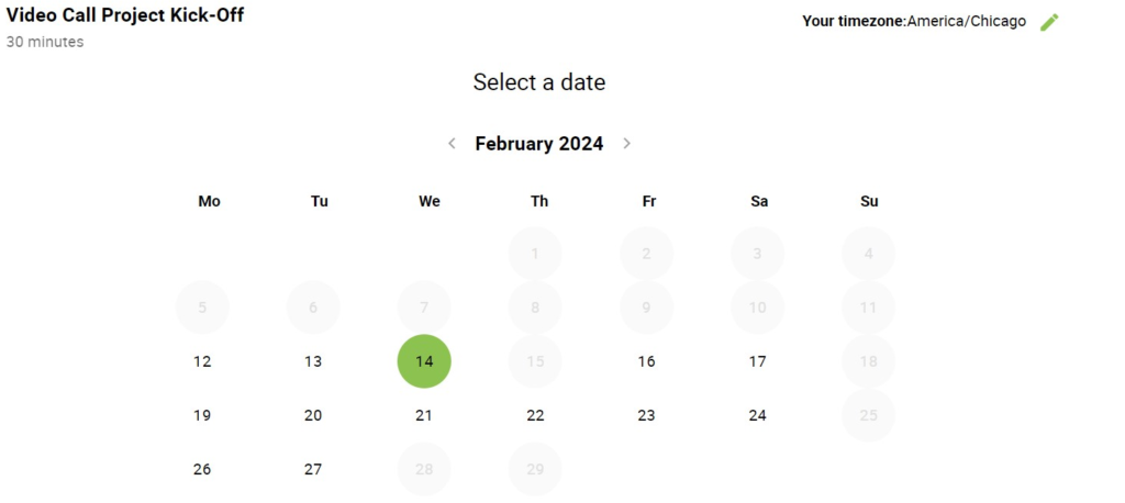 Screenshot depicting shape improvements in the new Booking App.
