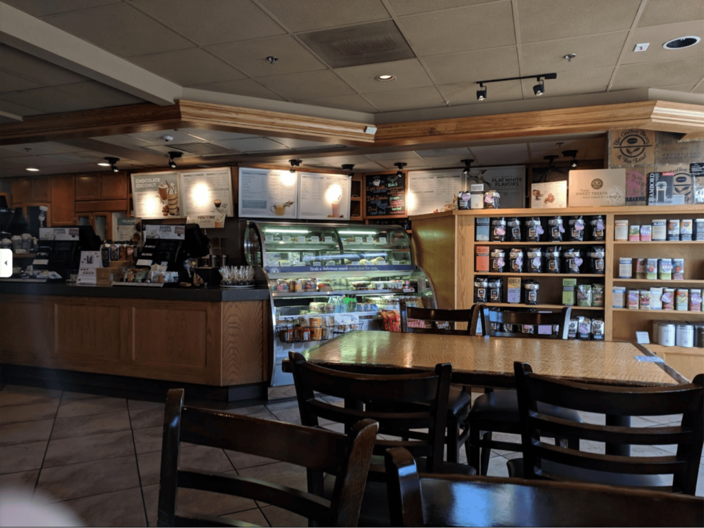 Inside of The Coffee Bean in South Pasadena.