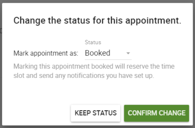 Changing abandoned bookings to Booked status.