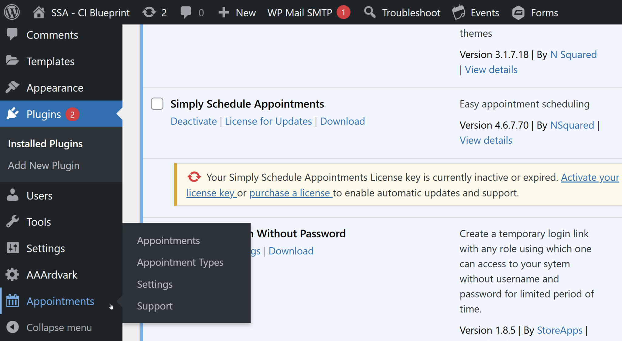 View Appointments Html Installing a Paid Premium Edition - Simply Schedule Appointments