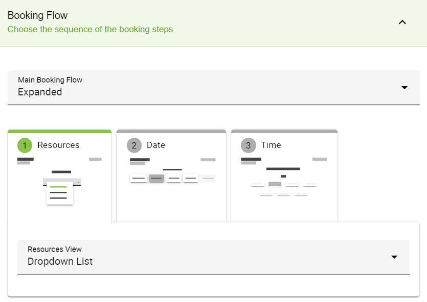 Booking flow with User Preferences